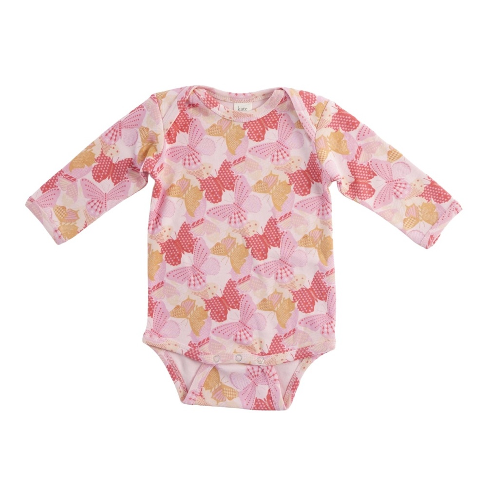 Barcelona butterfly 6-12 months long sleeve onesie